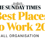 Sunday Times Best Place to Work Logo for Small Organisations in 2026
