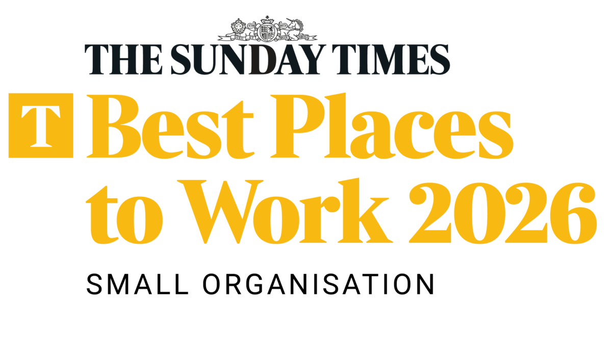 Sunday Times Best Place to Work Logo for Small Organisations in 2026